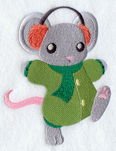 Mouse in Snowsuit