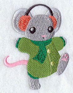 Mouse in Snowsuit