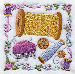 Thread and Needle Collage