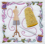 Thimble and Thread Collage