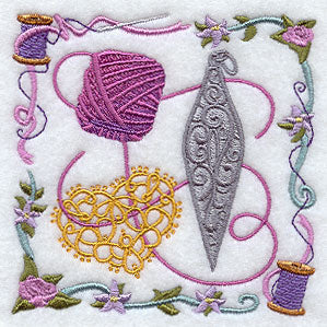 Tatting and Shuttle Collage