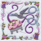 Scissors and Ribbon Collage