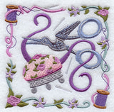 Scissors and Ribbon Collage