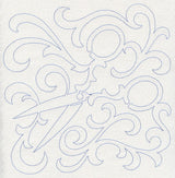 Scissors Quilting Square (Single Run)