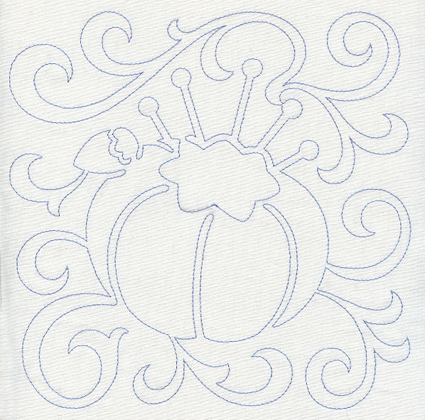 Pin Cushion Quilting Square (Single Run)