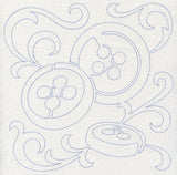 Buttons Quilting Square (Single Run)