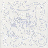 Sewing Basket Quilting Square (Single Run)