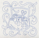 Sewing Basket Quilting Square (Single Run)