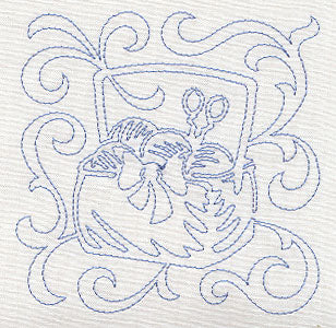 Sewing Basket Quilting Square (Single Run)