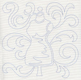 Dress Form Quilting Square (Single Run)