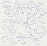 Dress Form Quilting Square (Single Run)