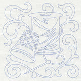 Thread and Thimble Quilting Square (Single Run)