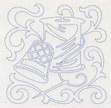 Thread and Thimble Quilting Square (Single Run)
