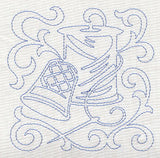 Thread and Thimble Quilting Square (Single Run)