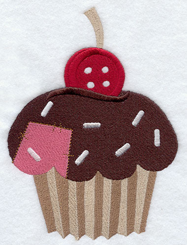 Crafty Cupcake with Button