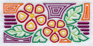 Mola Floral Border