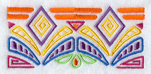 Mola Geometric Border