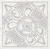 Mola Turtle Quilting Square (Single Run)