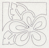 Mola Floral Quilting Corner (Single Run)