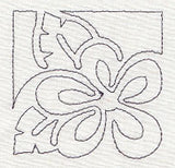 Mola Floral Quilting Corner (Single Run)