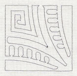 Mola Geometric Quilting Corner (Single Run)