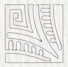 Mola Geometric Quilting Corner (Single Run)