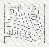 Mola Geometric Quilting Corner (Single Run)