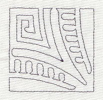 Mola Geometric Quilting Corner (Single Run)