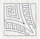 Mola Geometric Quilting Corner (Single Run)