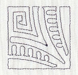 Mola Geometric Quilting Corner (Single Run)