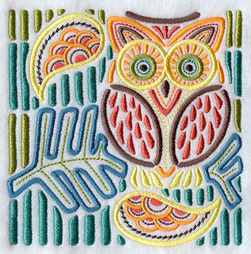 Mola Retro Owl Square
