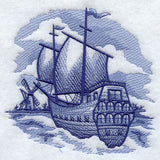 Delft Blue Sailing Ship