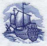 Delft Blue Sailing Ship