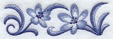 Delft Blue Flower Border