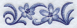 Delft Blue Flower Border