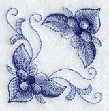 Delft Blue Flower Corner