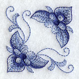 Delft Blue Flower Corner