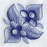 Delft Blue Flower Corner