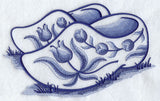 Delft Blue Wooden Shoes