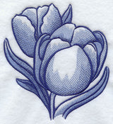 Delft Blue Tulip Pair