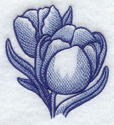 Delft Blue Tulip Pair