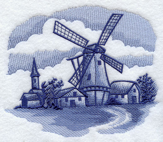 Delft Blue Windmill