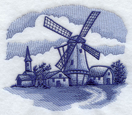 Delft Blue Windmill