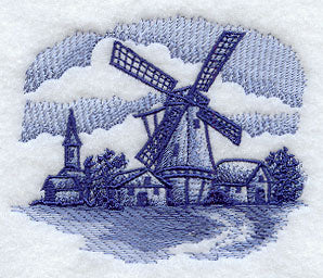 Delft Blue Windmill
