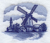 Delft Blue Windmill