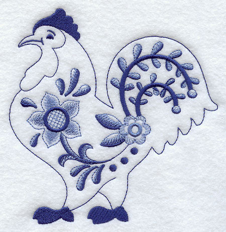 Delft Blue Rooster