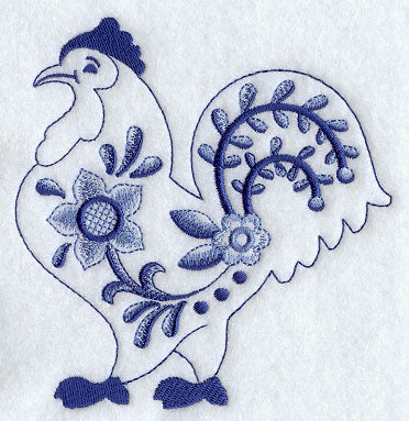 Delft Blue Rooster