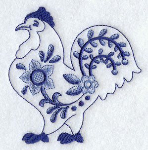 Delft Blue Rooster