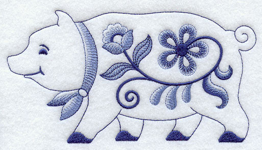 Delft Blue Pig
