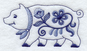 Delft Blue Pig
